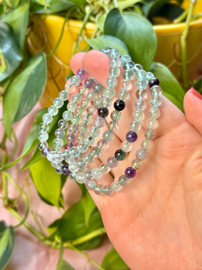 6MM Fluorite bracelet