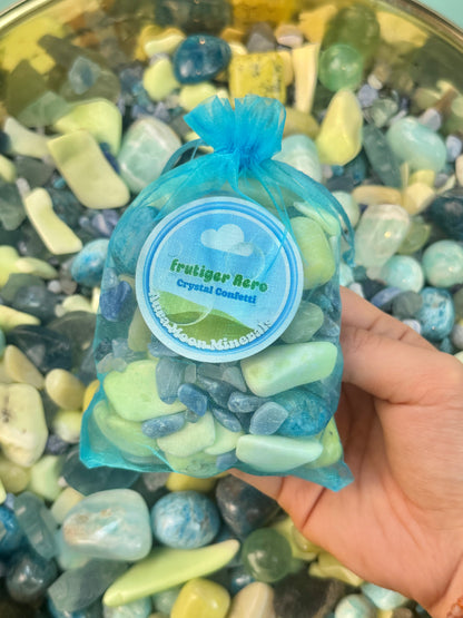 Limited edition ✨ frutiger aero crystal confetti mix! 🎉💚💎