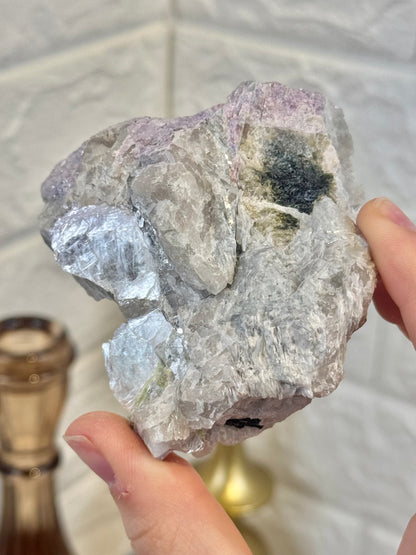 You pick! Raw lepidolite with mica inclusions from California