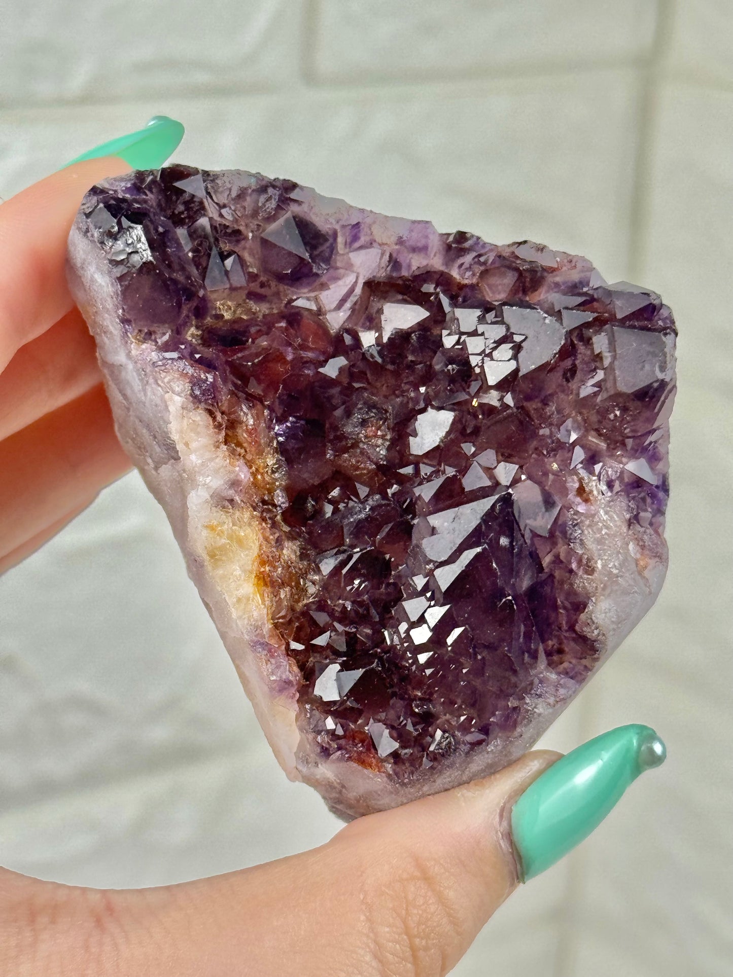 You pick! Incredible elestial amethyst with hematite from India