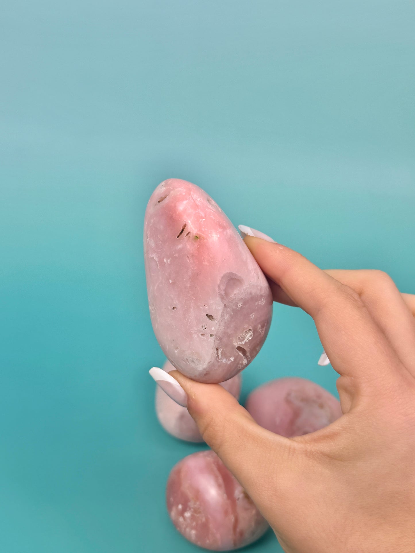 1 pink opal Freeform from Peru