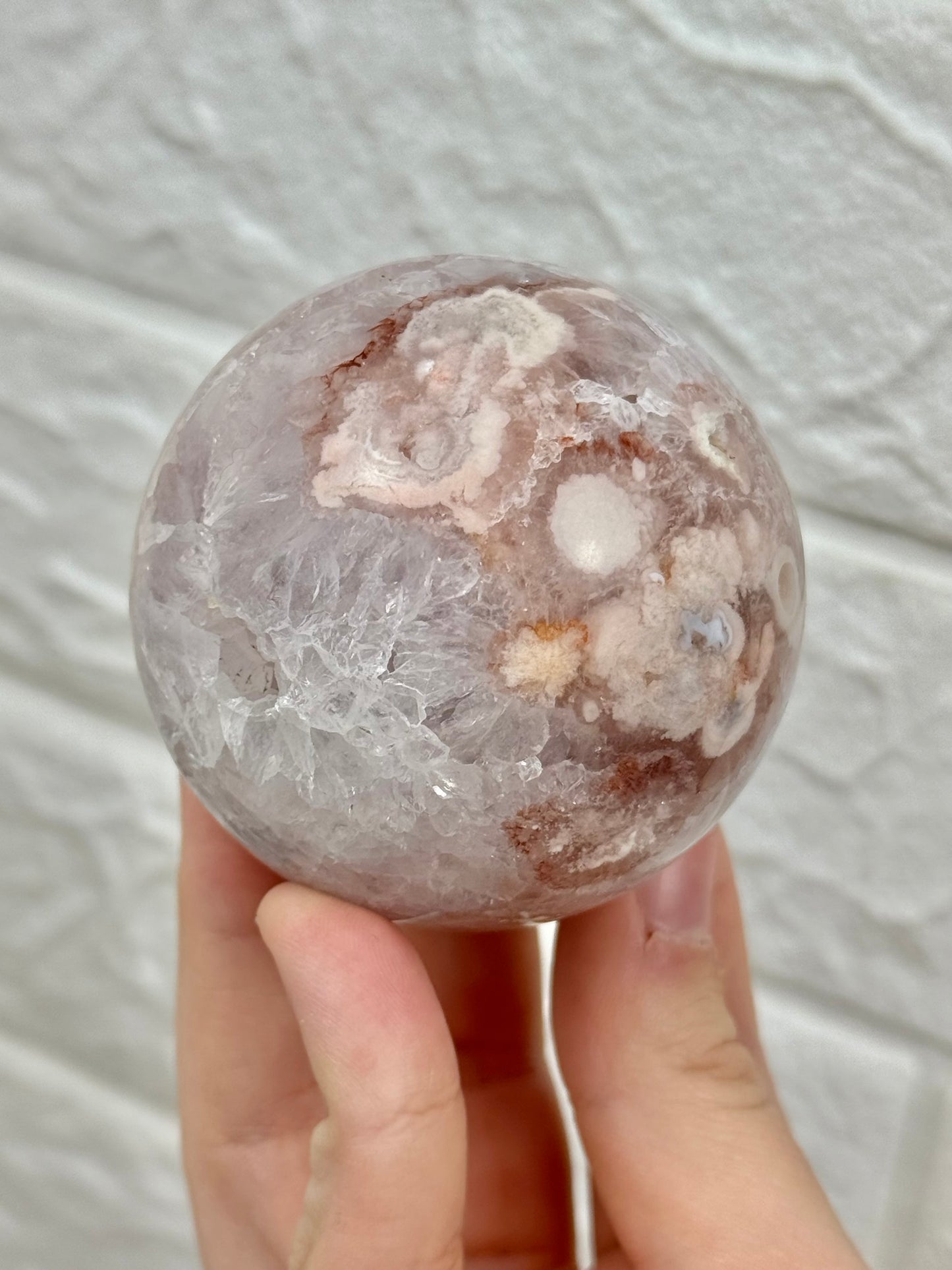 You pick! Flower agate spheres from Madagascar