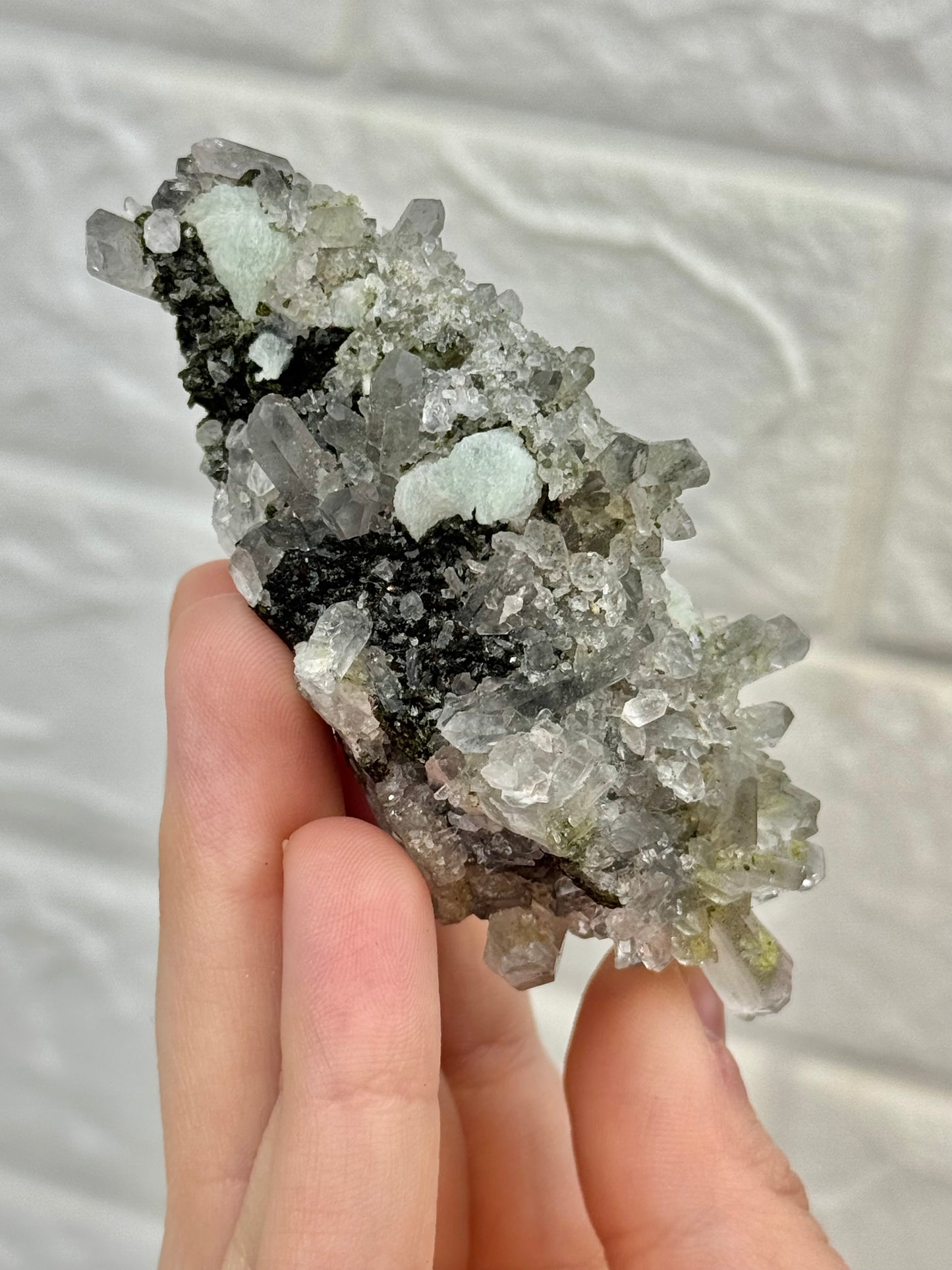 You pick! Prehnite, epidote, x quartz specimens from Sichuan Province, China