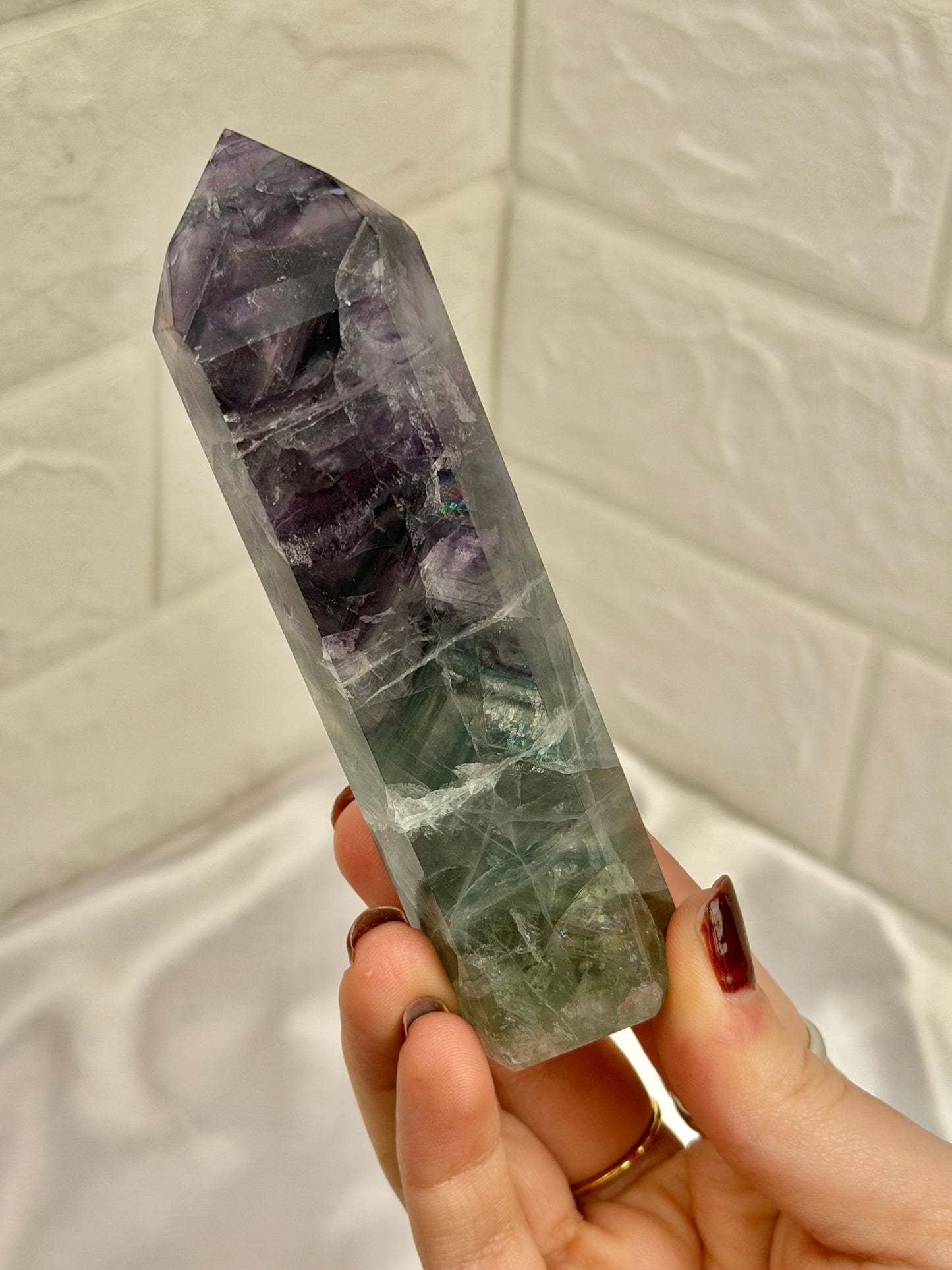 You pick! Stunning Purple x green fluorite towers from Mexico