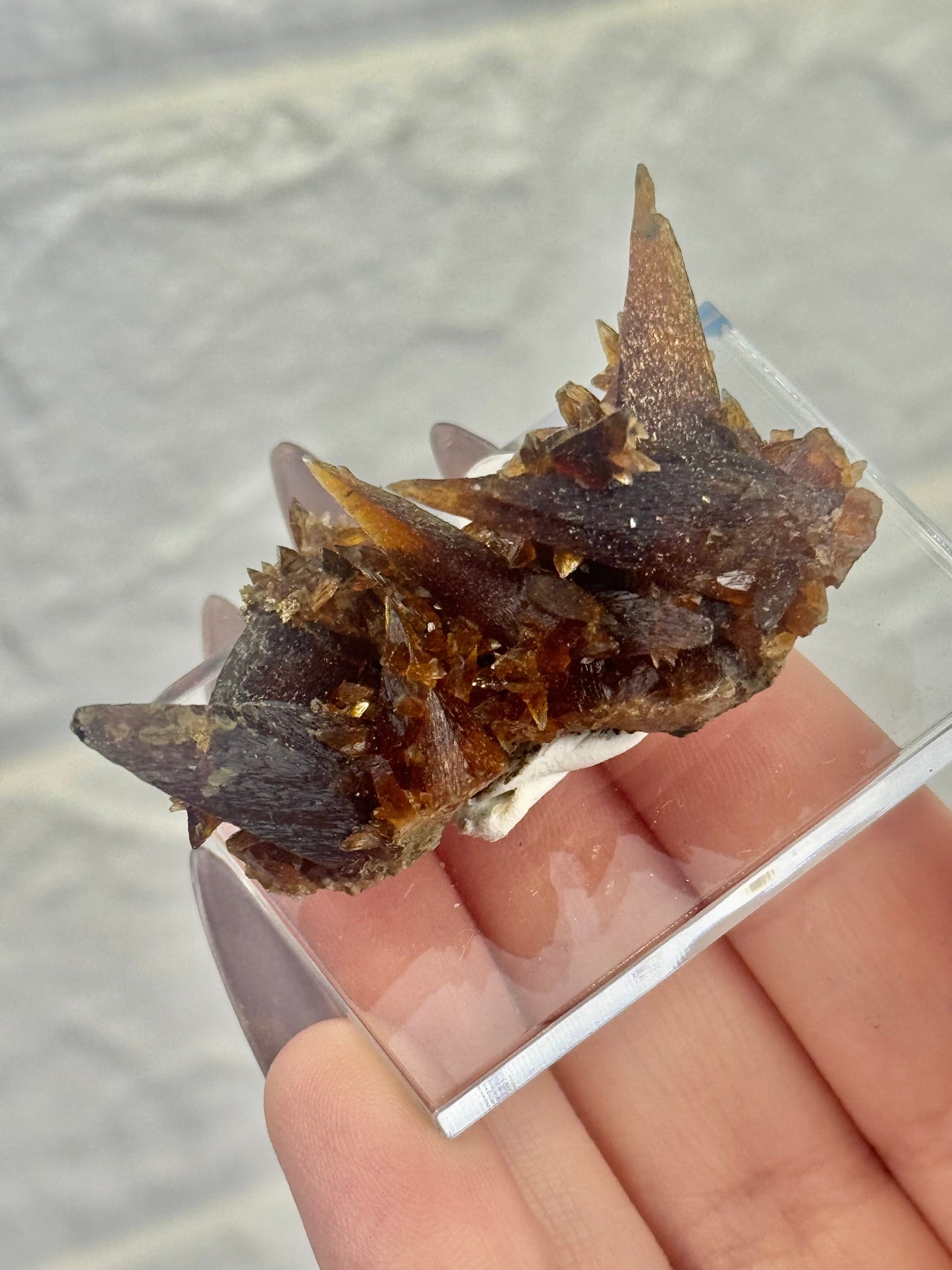 You pick! Incredible amber calcite specimens from Vietnam