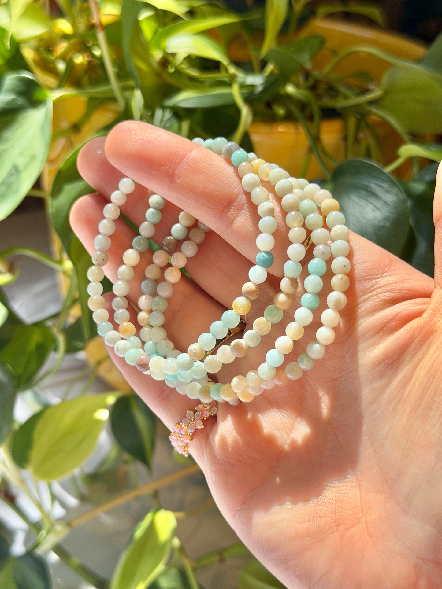 4MM Amazonite Mixed bracelet