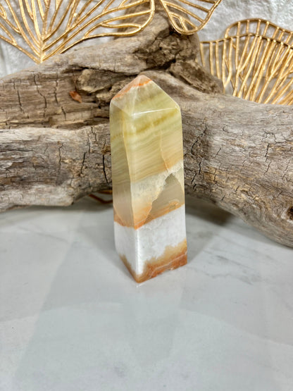 Green calcite tower H