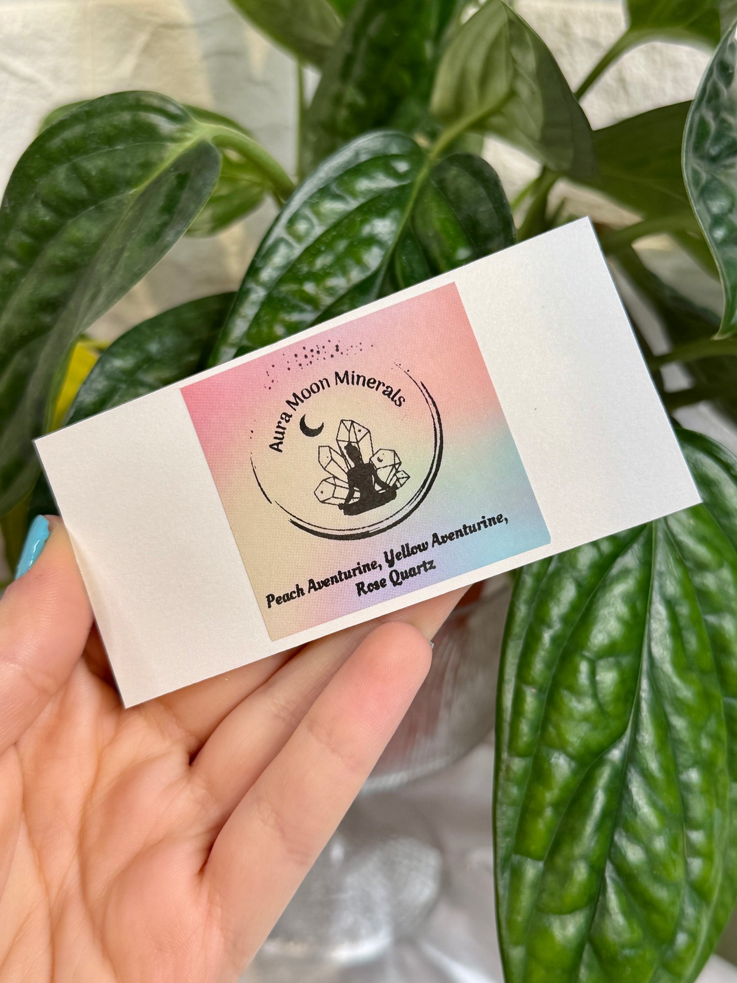 1 auramoon peach aventurine, yellow aventurine, and rose quartz star pack