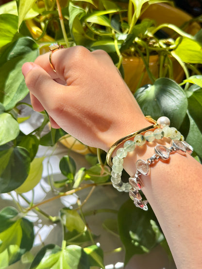8MM Prehnite bracelet