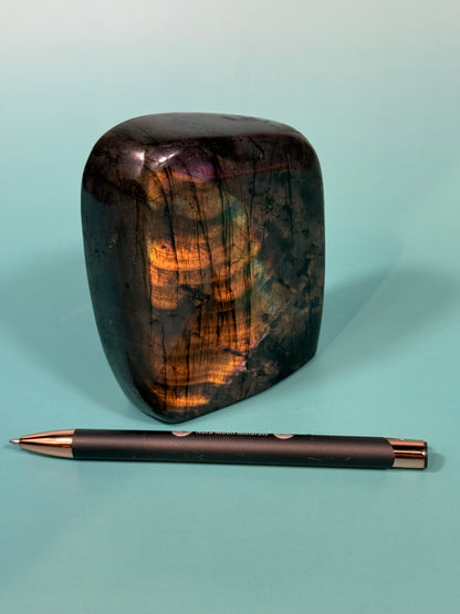 Gorgeous orange flash labradorite Freeform G