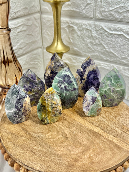 You pick! Bolivianite flames (serpentine and fluorite)