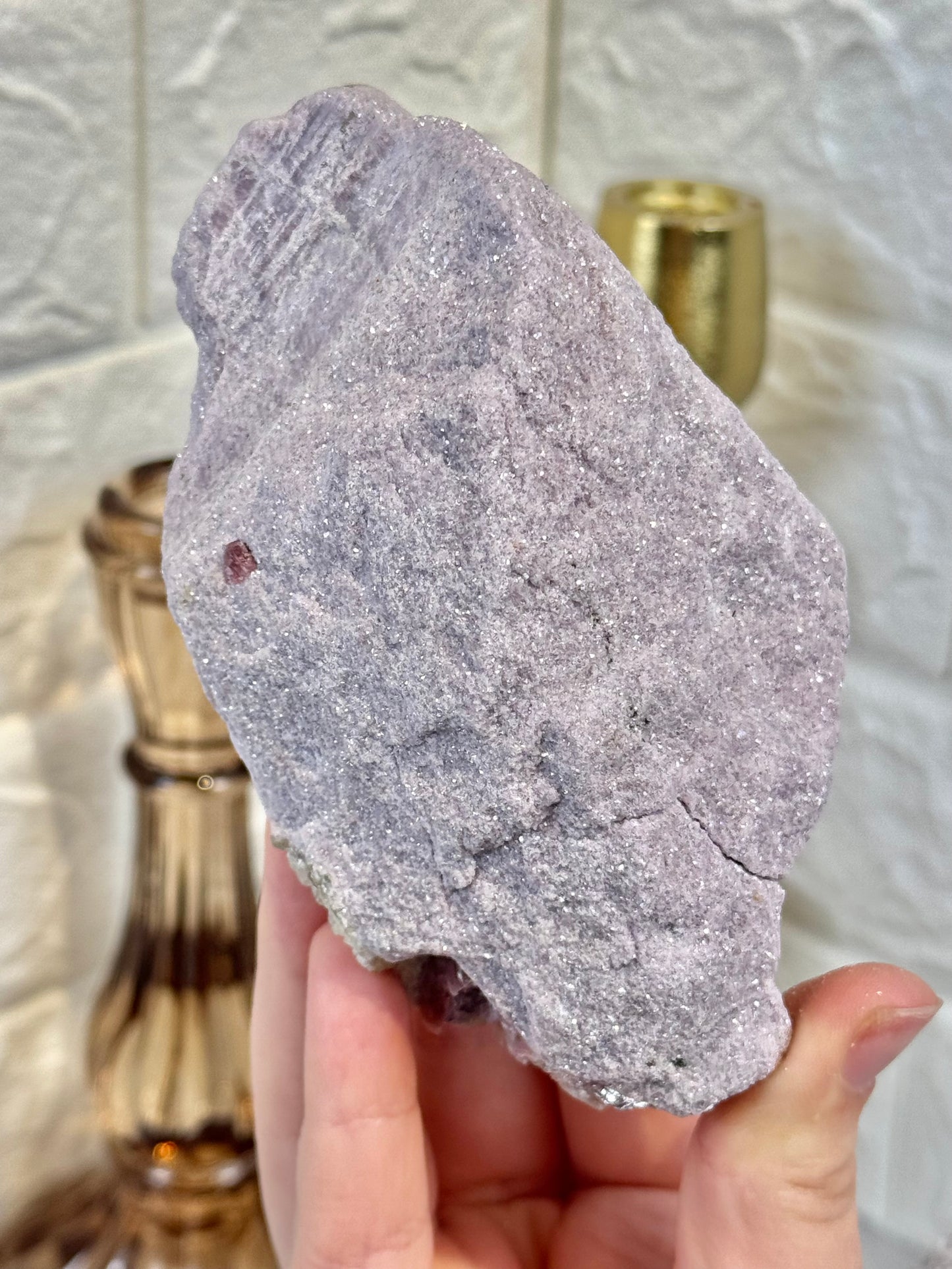 You pick! Raw lepidolite with mica inclusions from California