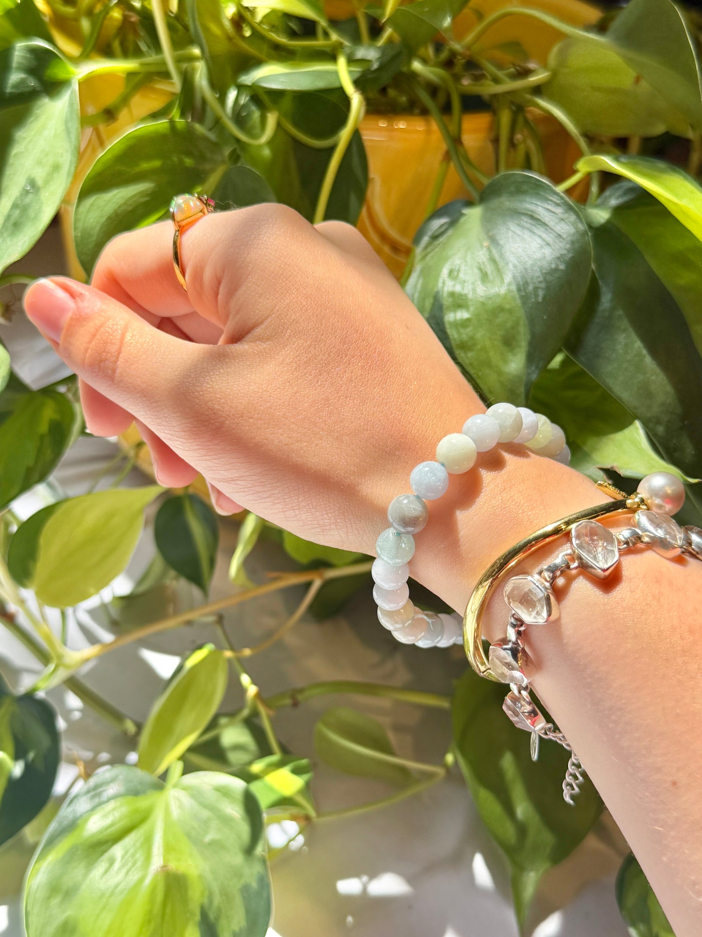 8MM Aquamarine bracelet