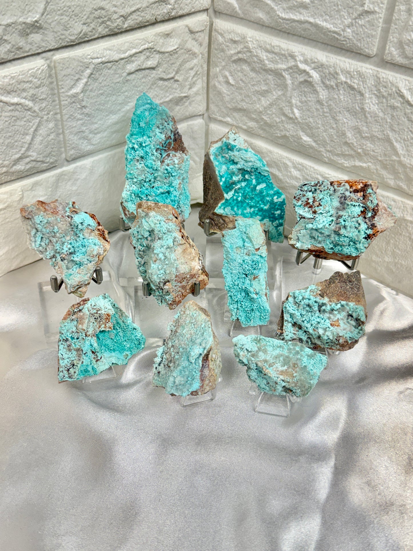 You pick! Aurichalcite specimens from Nevada