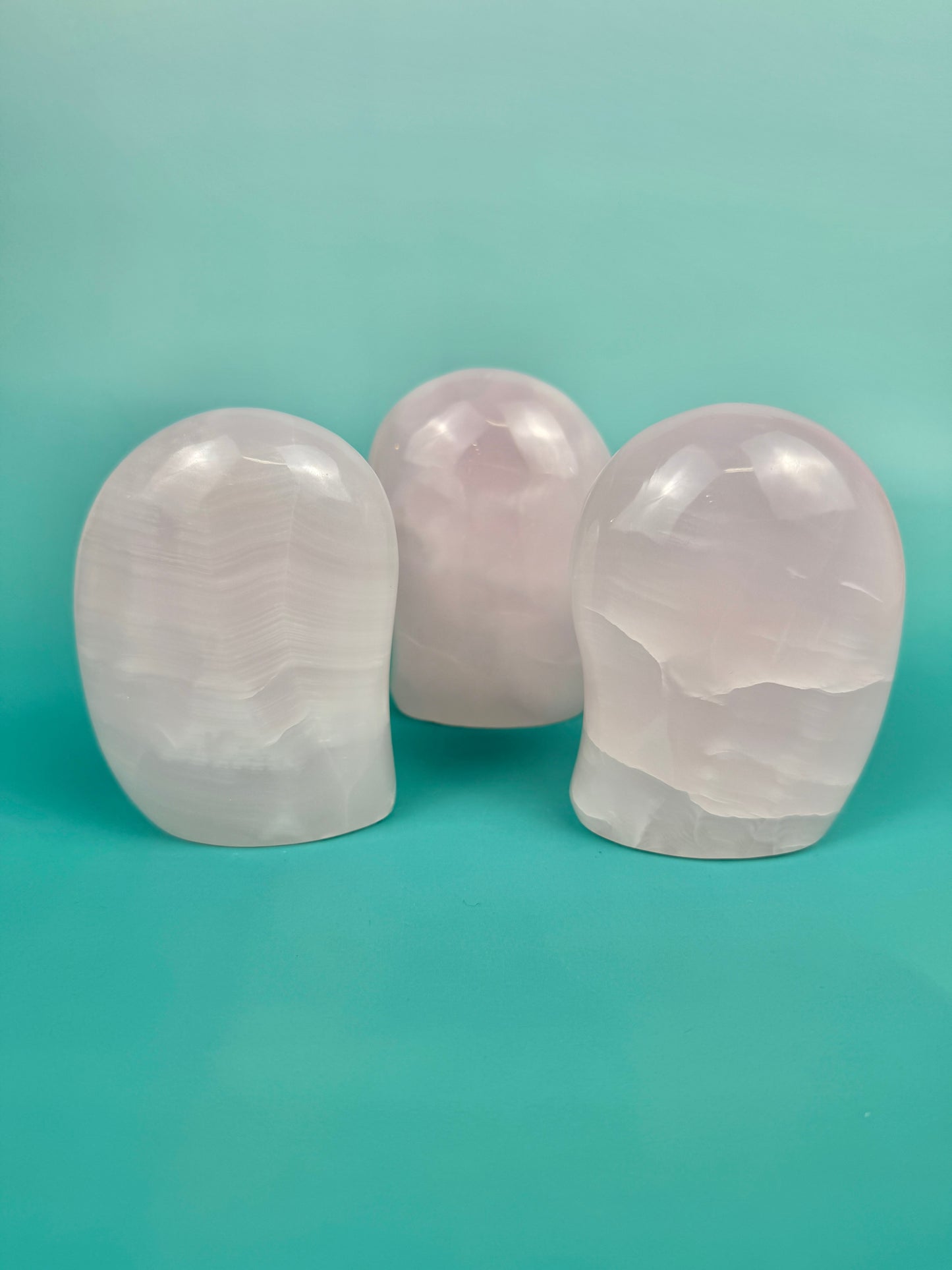 1 UV reactive pink mangano calcite Freeform
