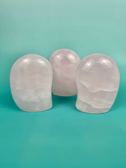 1 UV reactive pink mangano calcite Freeform