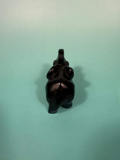Black obsidian Elephant