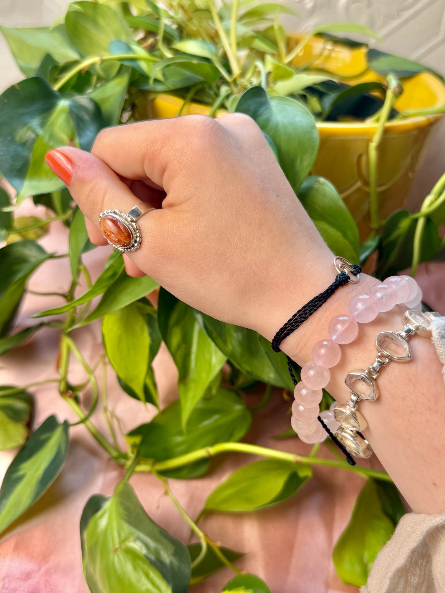 10MM Juicy Rosy Quartz bracelet