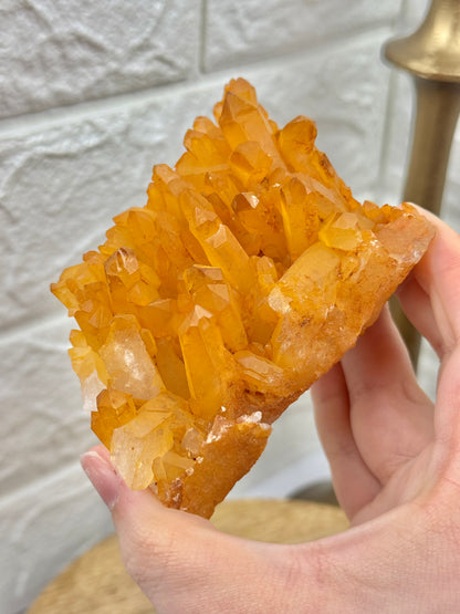 You pick! Tangerine quartz specimens from Brazil