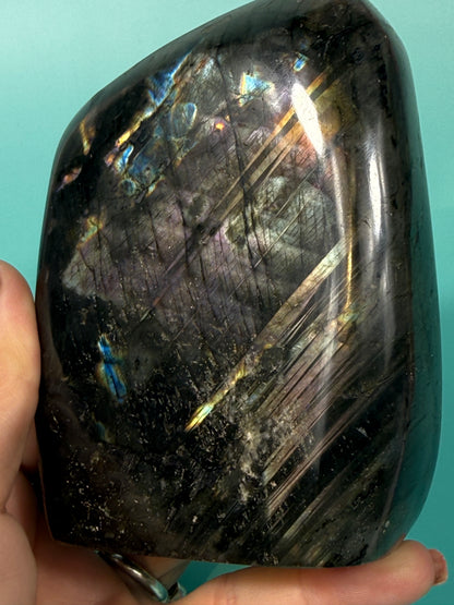Gorgeous orange flash labradorite Freeform G