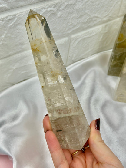 You pick! Smoky golden healer obelisks from Brazil