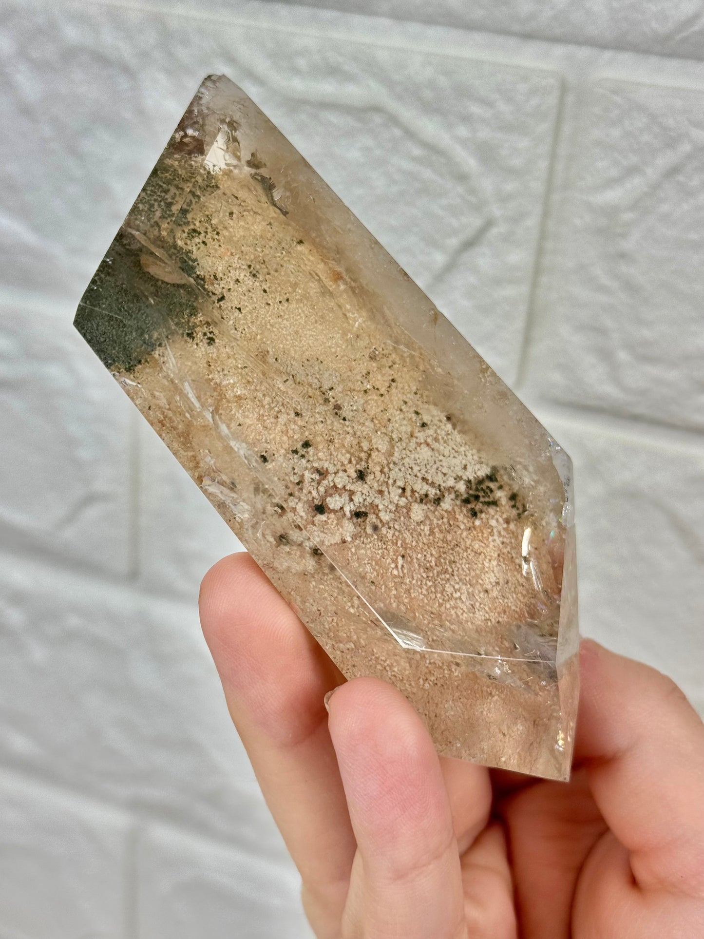 You pick! Inclusions quartz Freeform’s from Brazil