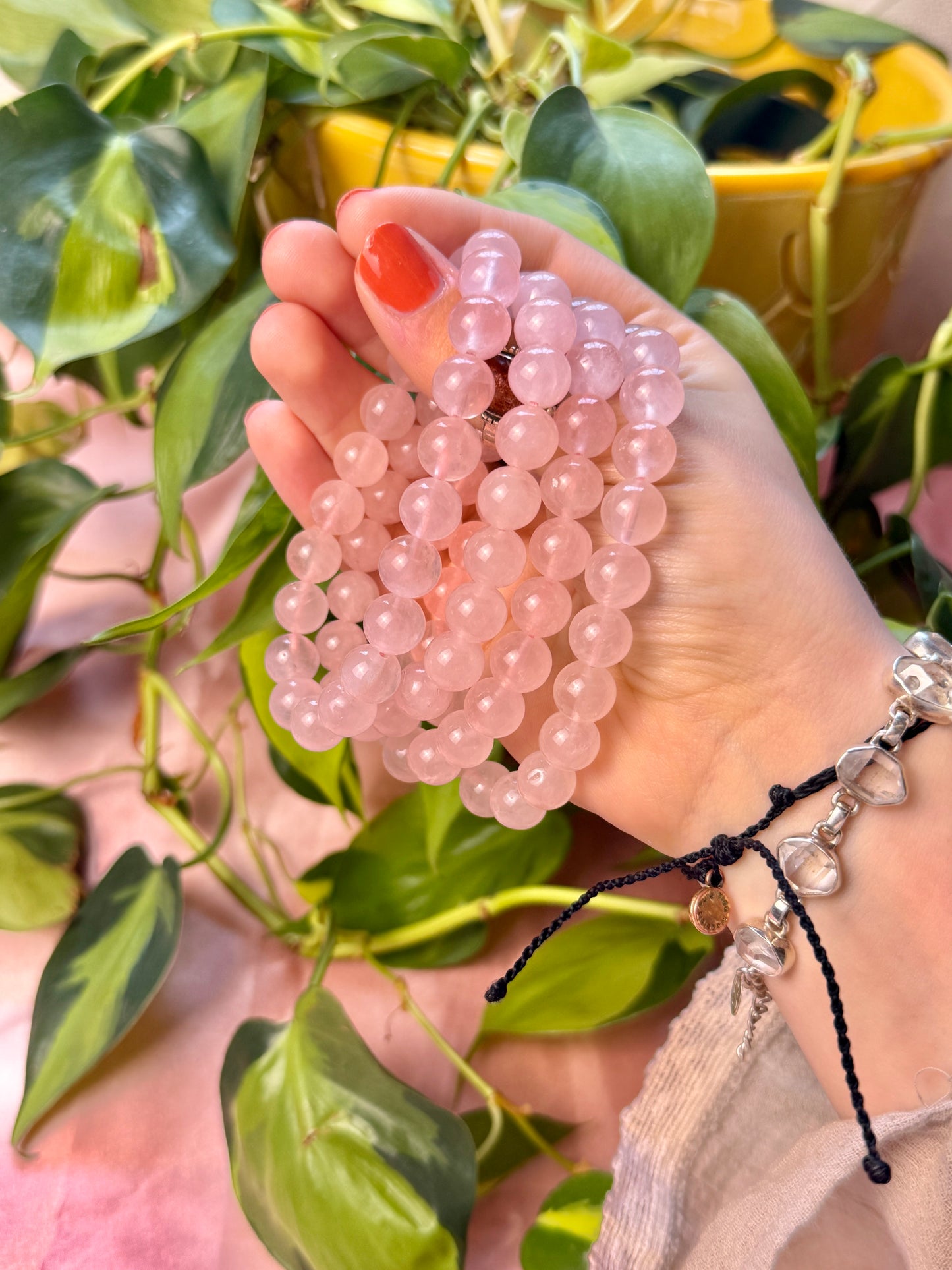 10MM Juicy Rosy Quartz bracelet