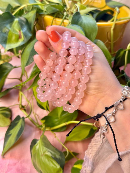 10MM Juicy Rosy Quartz bracelet