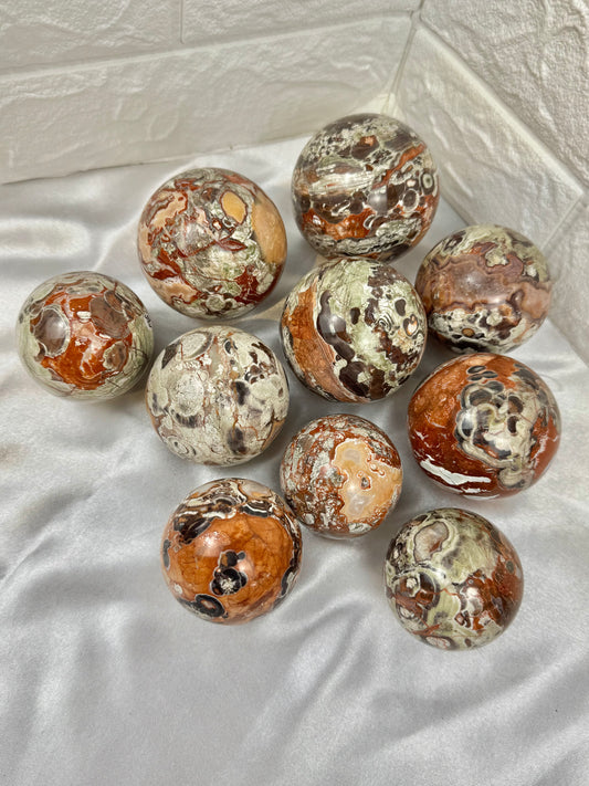 You pick! Money agate spheres from Indonesia