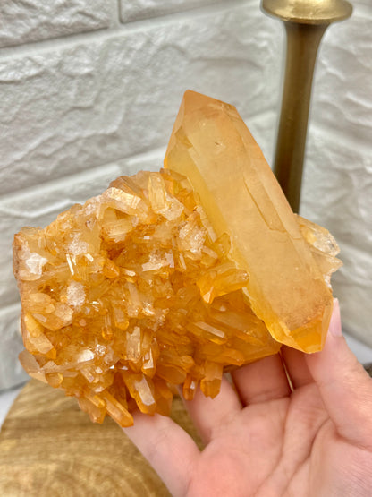 You pick! LG Tangerine quartz specimens from Brazil