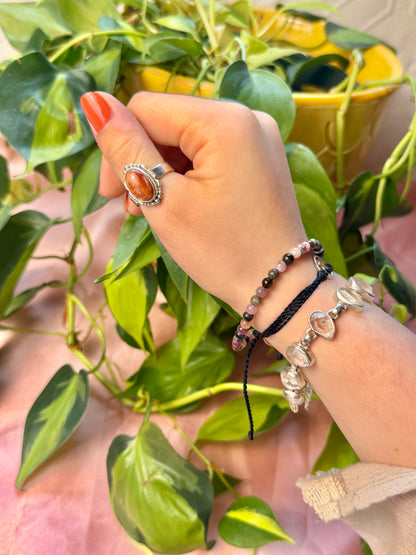 4MM Mulit Color-Tourmaline bracelet