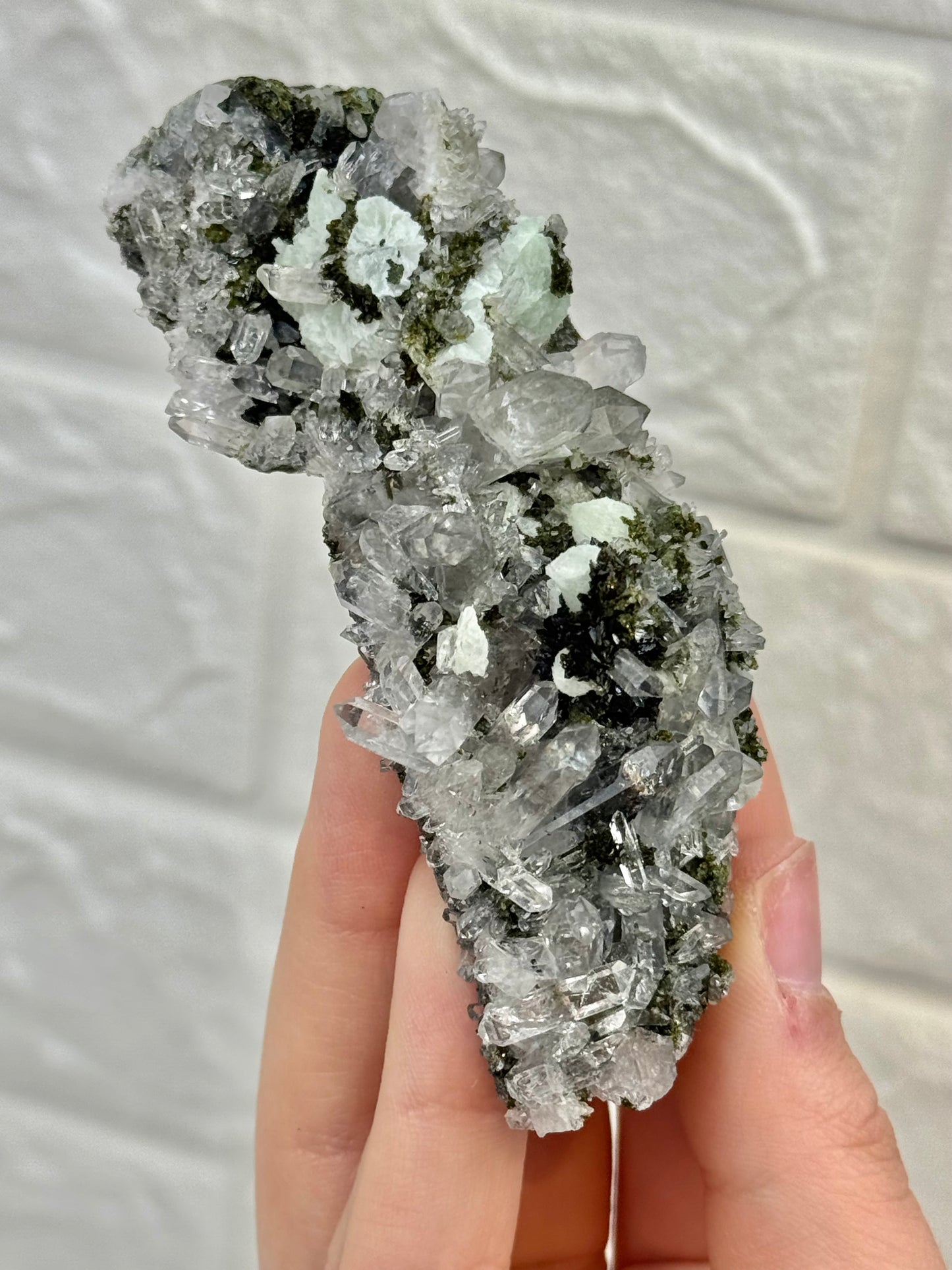 You pick! Prehnite, epidote, x quartz specimens from Sichuan Province, China
