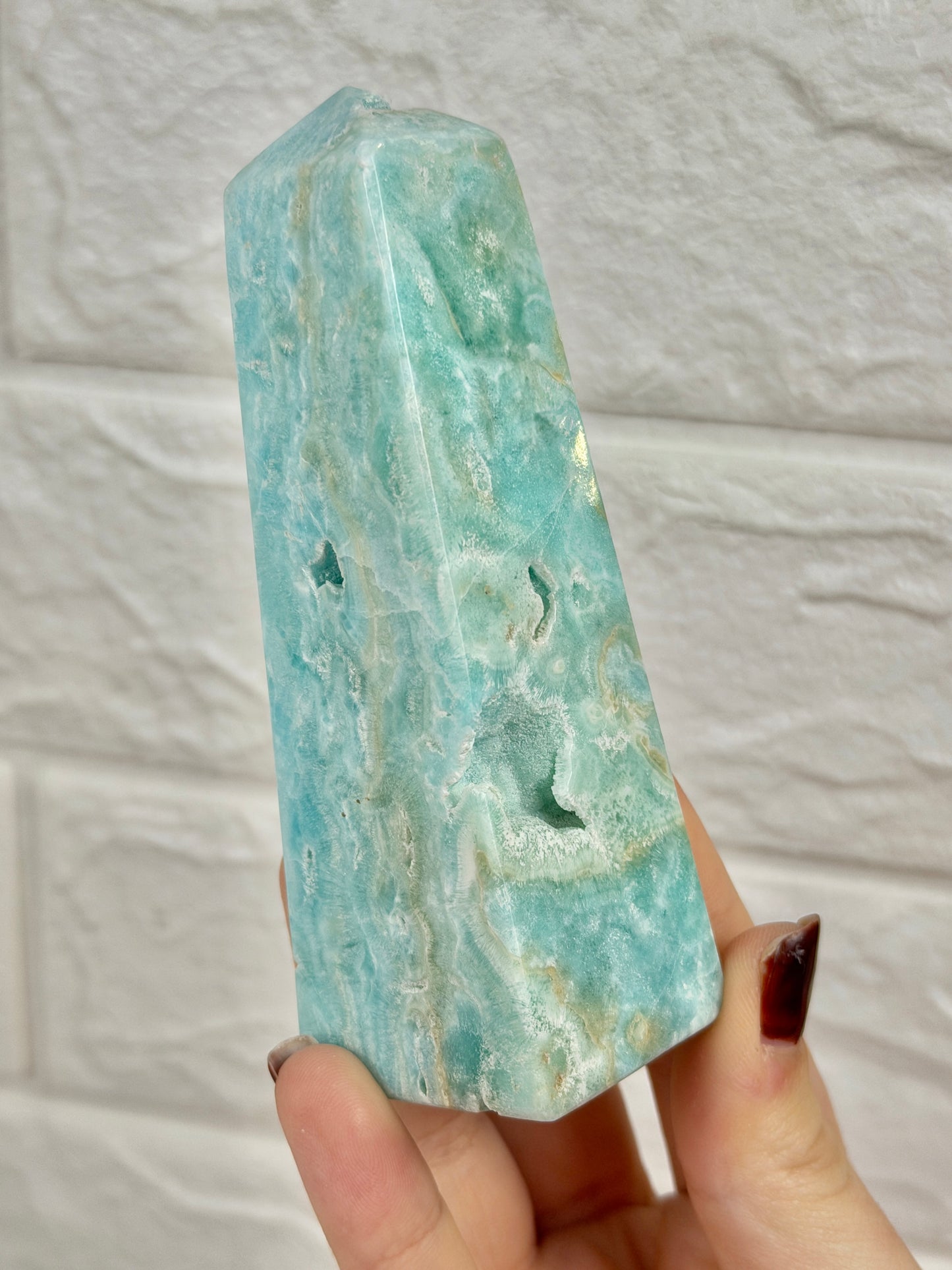 You pick! Gorgeous blue aragonite towers from Pakistan