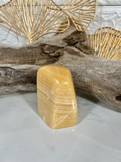 Banded orange calcite Freeform