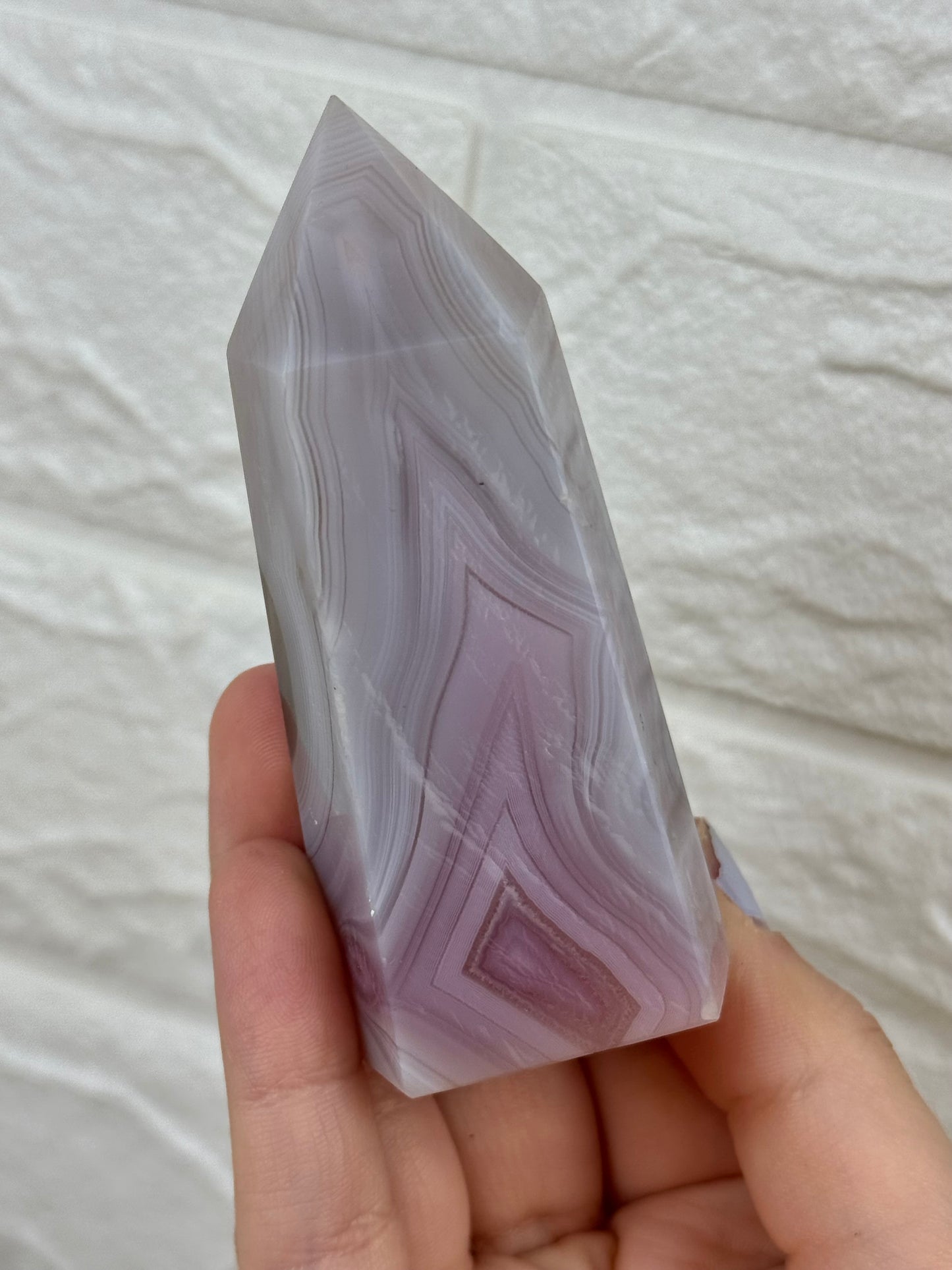 You pick! Heated pink jelly agate towers