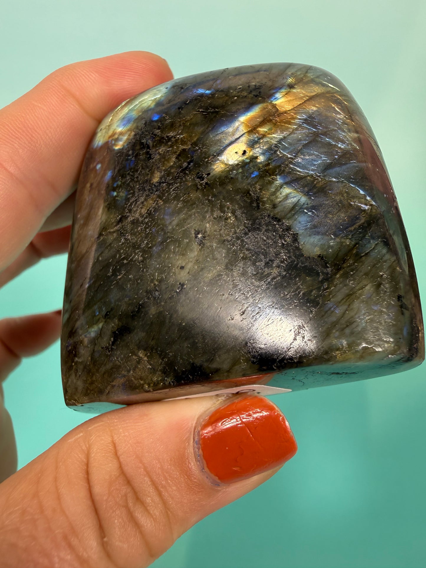 Electric blue labradorite Freeform W