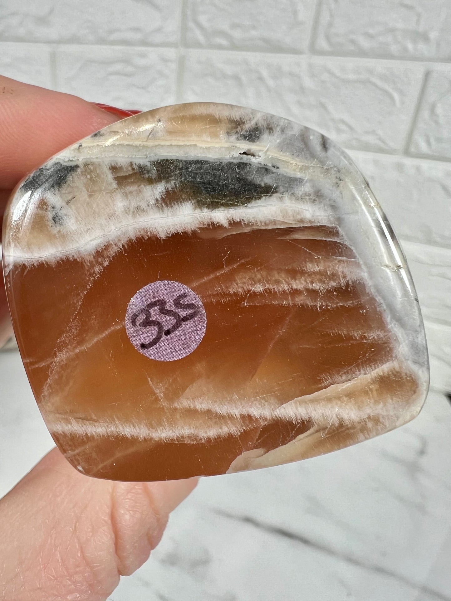 Juicy honey calcite Freeform S