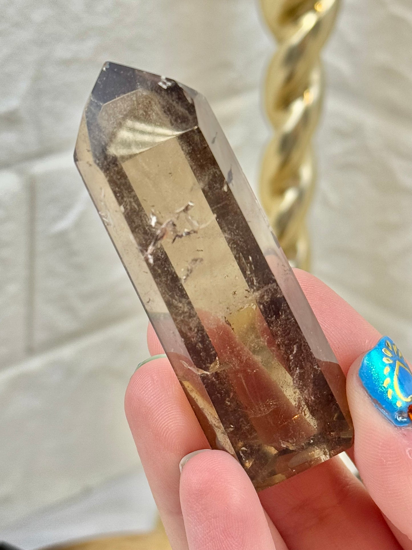 You pick! High quality natural Brazilian smoky quartz towers