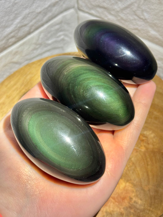 1 intuitive rainbow obsidian Shiva Lingham