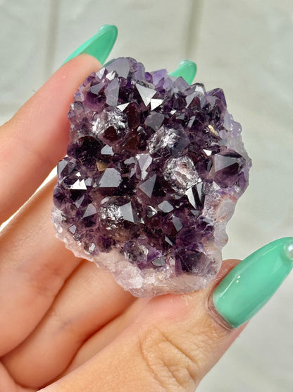 You pick! Incredible elestial amethyst with hematite from India