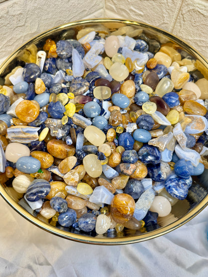 Lemon blueberry crystal confetti mix! 🍋🫐⭐️