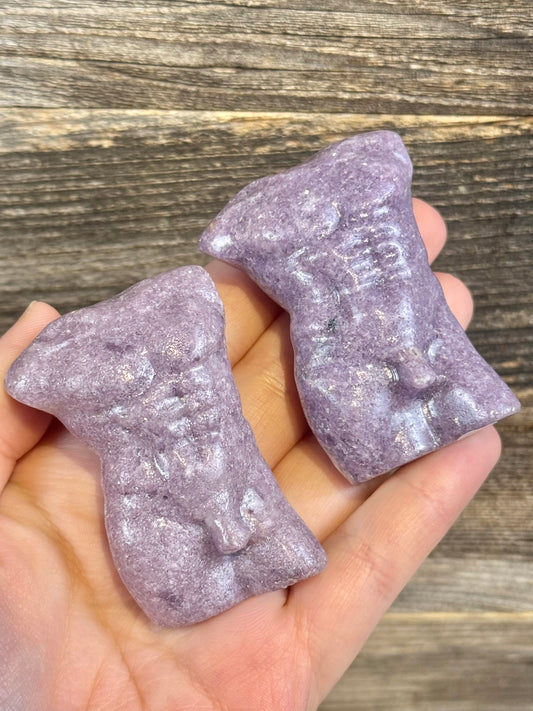 1 lepidolite man body