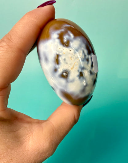 Orca X Carnelian Gallet/Palm Stone 11C