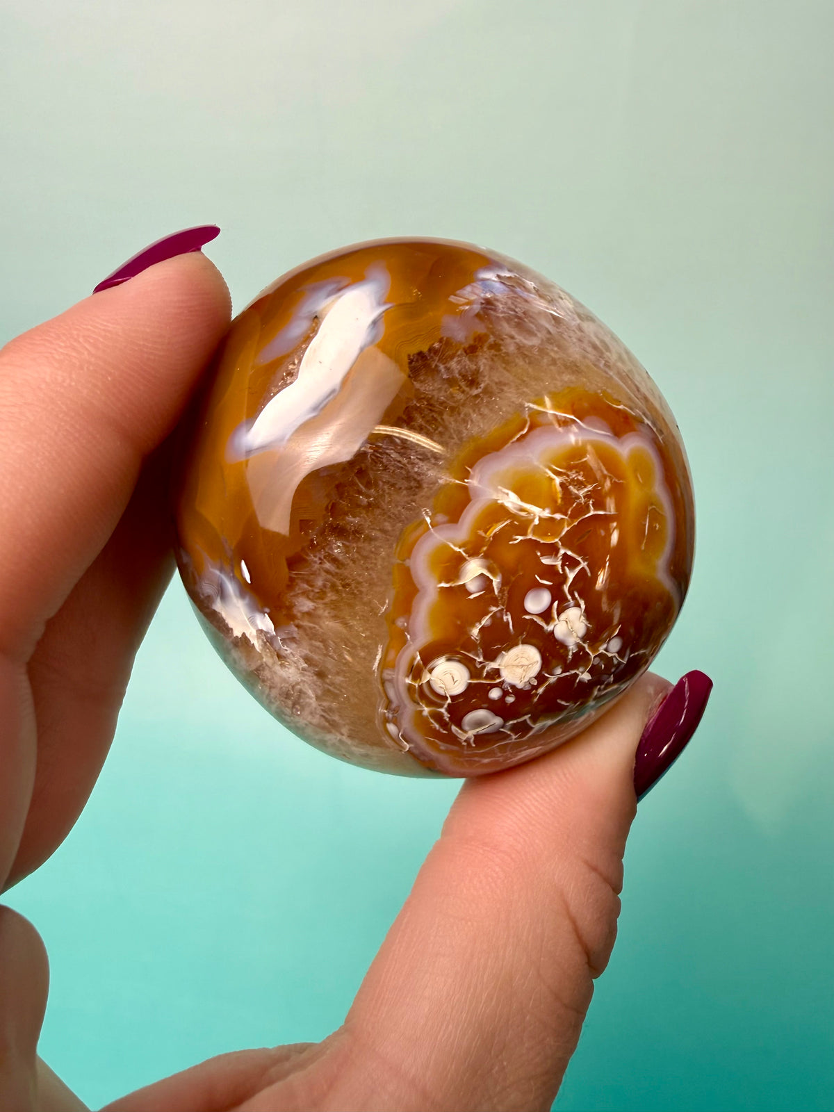 Orca X Carnelian Gallet/ Palm Stone 10C
