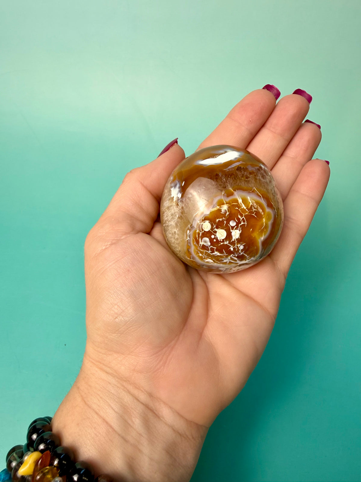 Orca X Carnelian Gallet/ Palm Stone 10C