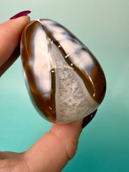 Orca X Carnelian Gallet/ Palm Stone 15C