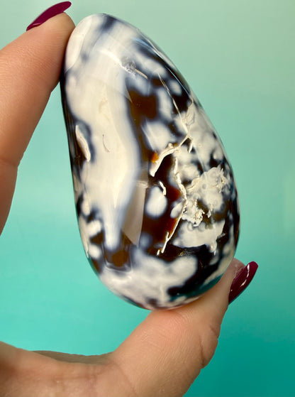 Orca X Carnelian Gallet/ Palm Stone 13E