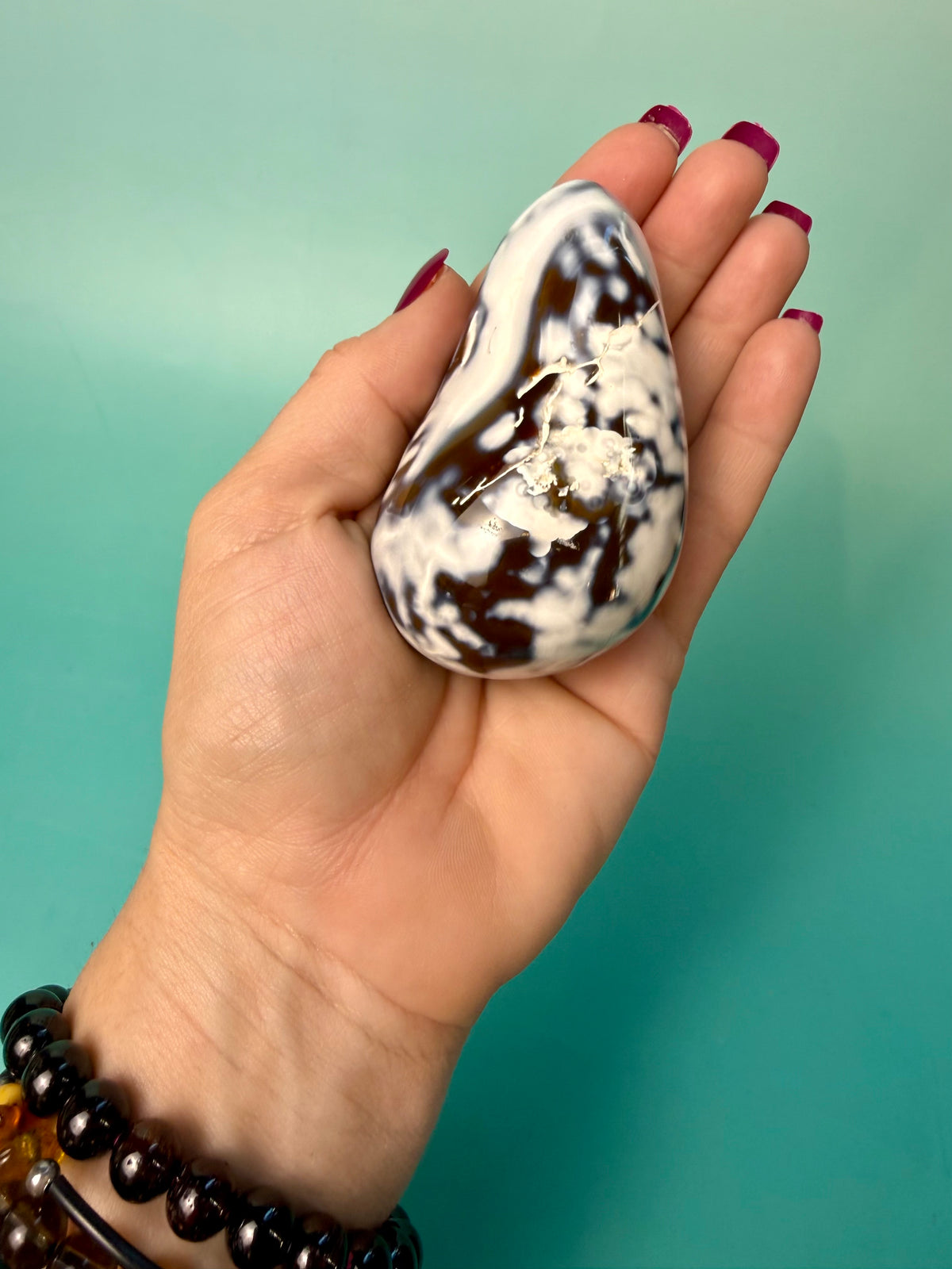 Orca X Carnelian Gallet/ Palm Stone 13E