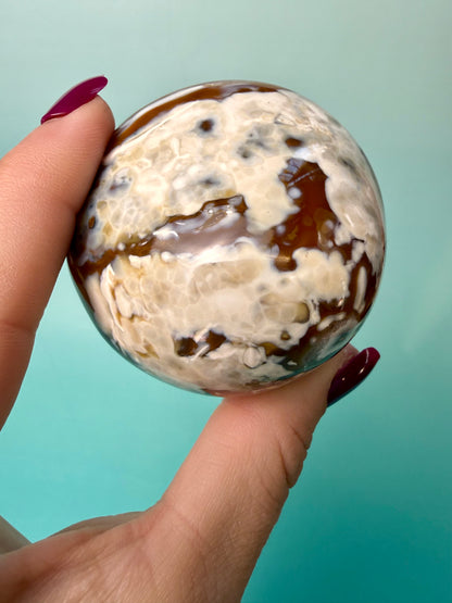 Orca X Carnelian Gallet/ Palm Stone 12A