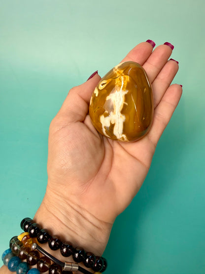 Orca X Carnelian Gallet/ Palm Stone 10A